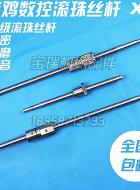 宝鸡车床滚珠丝杆 SK40P 50P TK36 40A Z X轴滚珠丝杆 L732 436