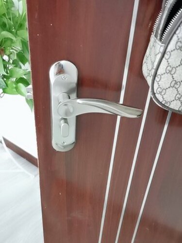 .新门购锁室内门锁单舌门锁50锁舌换锁欧式房间门锁家用浴室木门