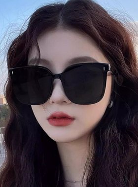 山姆优选时尚新款墨镜女高级感眼镜潮男士开车防晒防紫外线大脸网