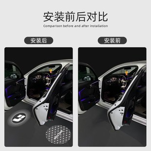 专车MEGA投影动态 适用于理想ONE车门迎宾灯氛围L6改装 饰L7
