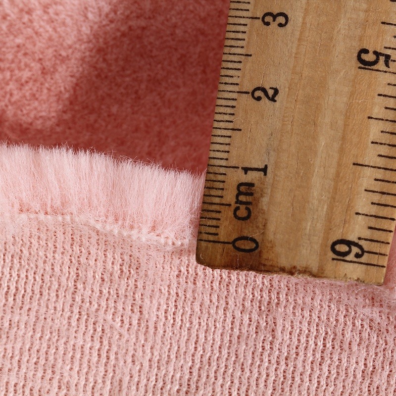 加密仿獭兔毛皮草面料加厚毛绒布料柜台背景棉花娃娃抱偶服装布料