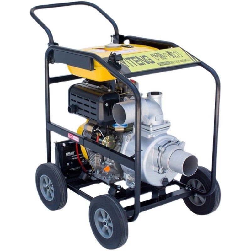 伊藤4寸移动式柴油机水泵YT40DPE-2防汛应急抽水泵186动力自吸