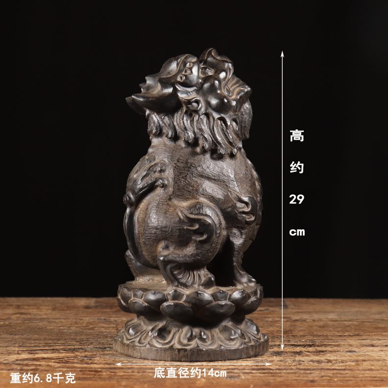 包邮器仿古莲花石雕朝座雕刻旧吼收藏品石复古青石怀旧天民俗山西