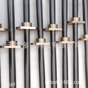 45号钢材质梯形丝杠矩形丝杆按图加工各种非标T型丝杠