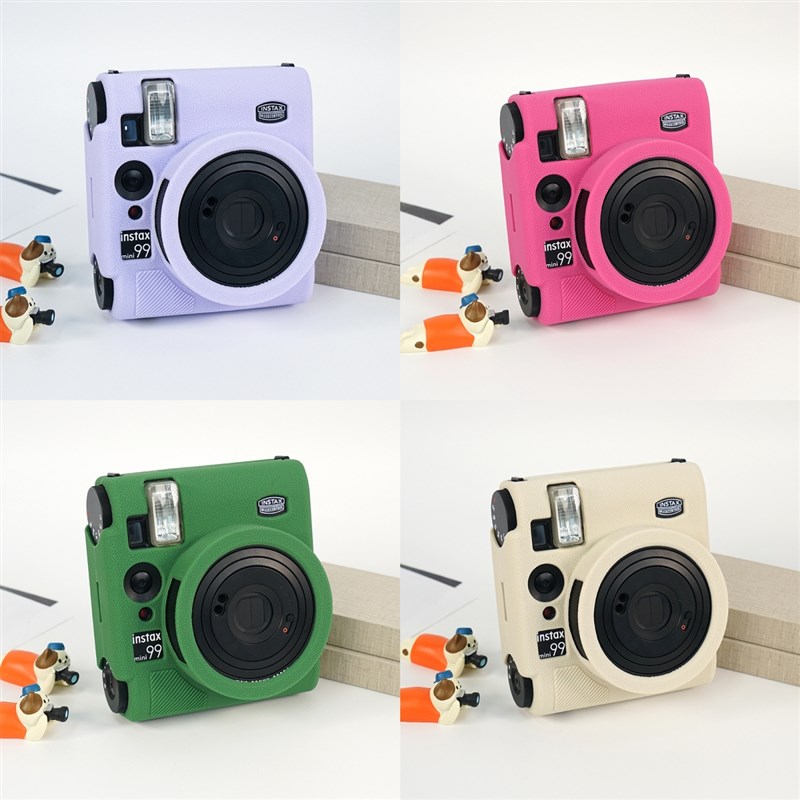 适用富士MINI99硅胶套 拍立得MINI90皮套 EVO相机包SQ6外壳mini40