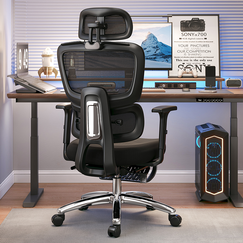 朗域X265撑腰椅人体工学椅久坐舒适办公室椅子电竞可躺电脑椅座椅