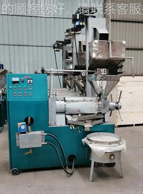 全自动热两花生压冷榨榨机大豆葵花籽油榨油机商用DIX用油过滤一