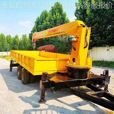 拖拉机小型随筑车吊车 建建材吊运拖拉平板BUP随车机吊 托两用吊