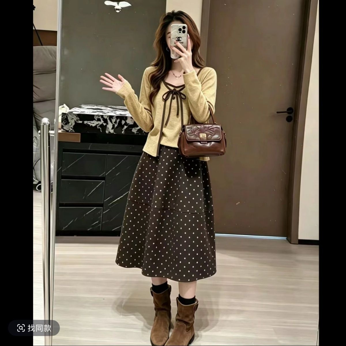 大码女装秋季韩系温柔针