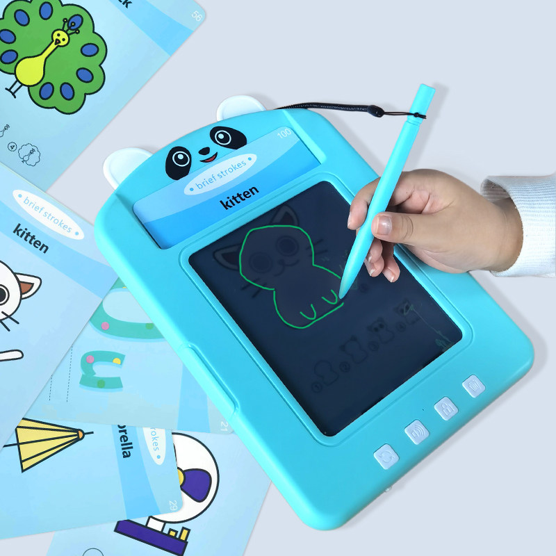 儿童插卡片早教机幼儿认知启蒙益智玩具有声临摹学习机液晶画板,玩具/童车/益智/积木/模型,早教闪卡/潜能开发卡,淘宝优惠券,粉丝福利购,淘宝优惠卷