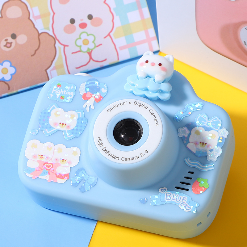 儿童照相机玩具可拍照拍立得可打印女童新款相机迷你女孩彩色宝小
