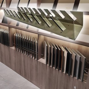 亚克力色板卡槽j展架瓷砖石材小样板材生态板多功能摆放陈列展示