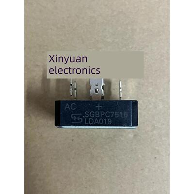 全新 SGBPC7516 75A 1600V 5脚 三相整流桥 体积 36*36 现货直拍