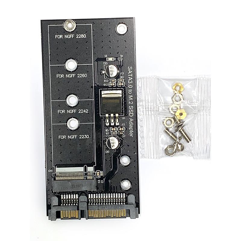 SATA3.0转M2 SSD固态硬碟转接卡KEY B-M转6G接口NGFF转换卡