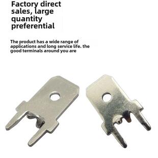 6.3焊接插件Pcb电路板双脚端子全铜镀锡端子座Dj6111 100片