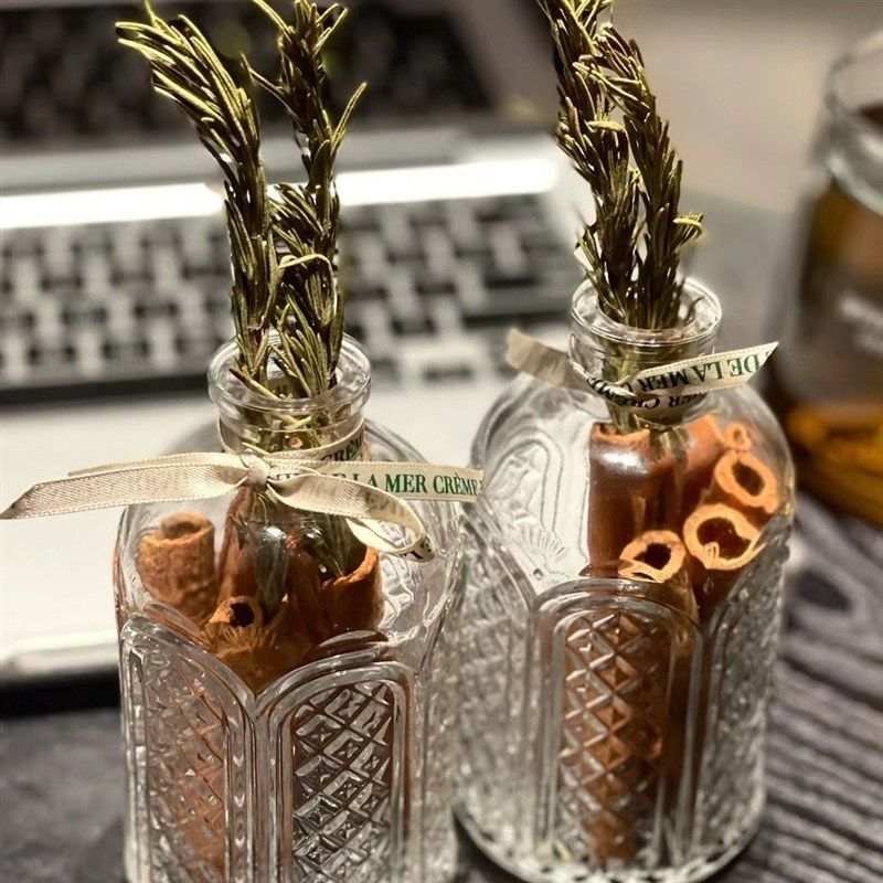 肉桂生财瓶窄口玻璃瓶幸运门花瓶招财瓶聚财小口大肚瓶床头摆件,家居饰品,香薰防尘罩,淘宝优惠券,粉丝福利购,淘宝优惠卷