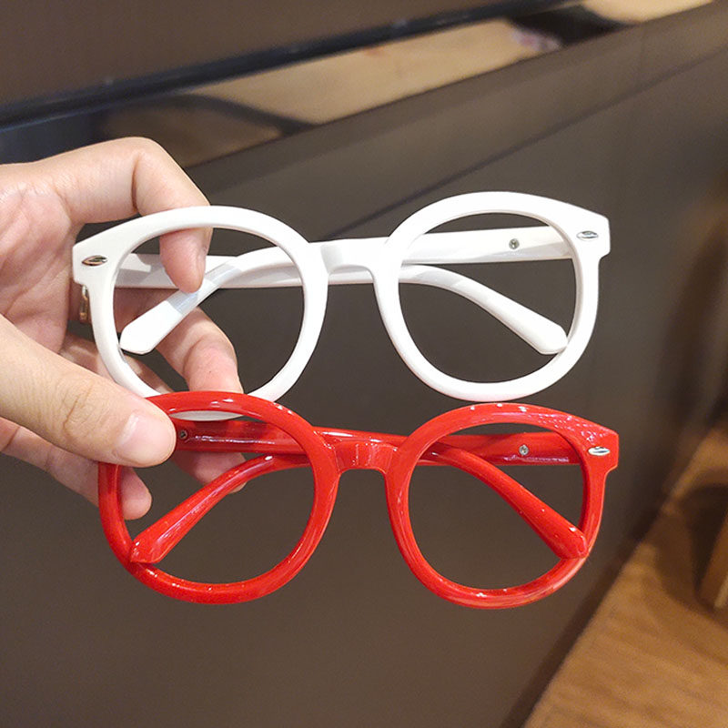 儿童眼镜框男女童可爱无镜片眼镜架小孩拍照镜框小孩装饰眼镜百搭