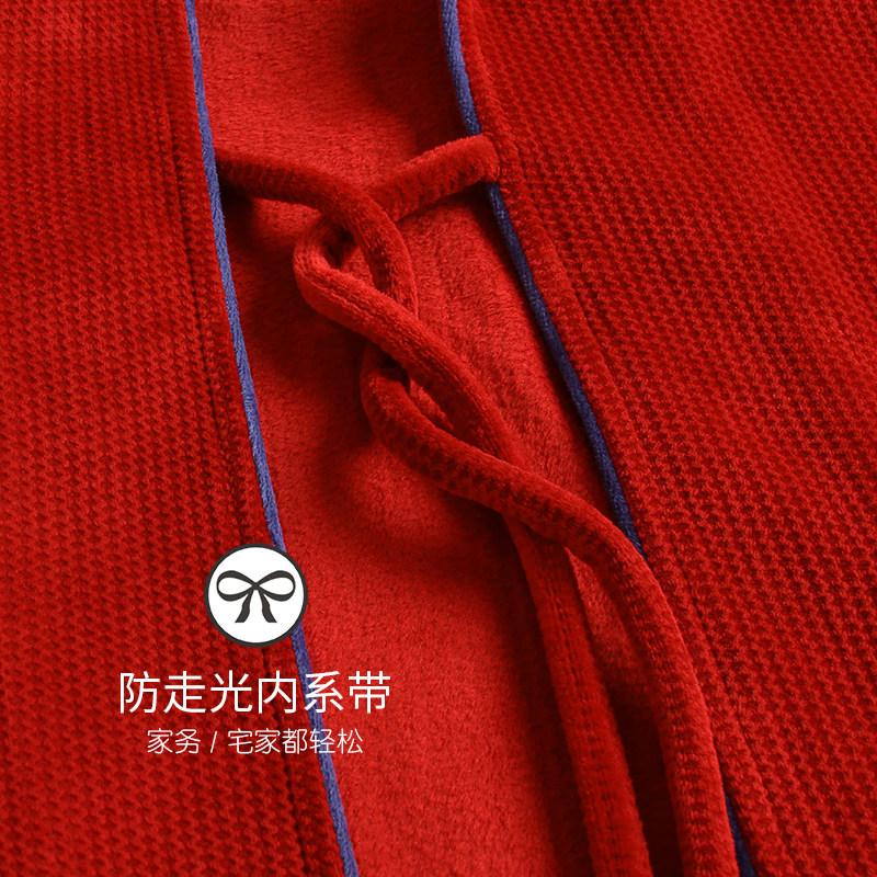 结婚睡衣睡袍情侣新婚新娘晨袍秋冬季海岛绒加厚珊瑚绒红色女浴袍,女士内衣/男士内衣/家居服,睡袍/浴袍,淘宝优惠券,粉丝福利购,淘宝优惠卷