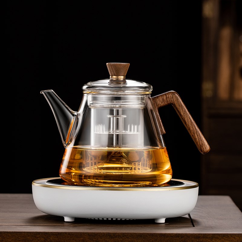 世壶玻璃煮茶壶耐高温加厚烧水壶大容量蒸煮茶器家用煮水壶电陶炉