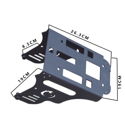 电动车009尾架一体007分体短尾支架加大坐垫靠背直上改装后货架