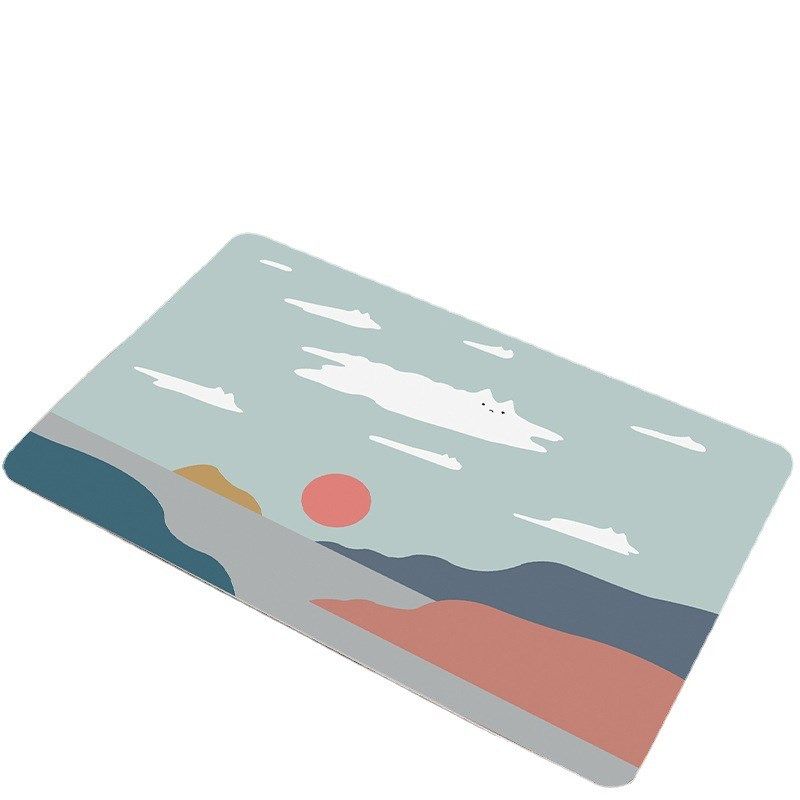 日式硅藻泥地垫浴室浴缸洗手台吸水易干脚垫卫生间厕所防滑门垫,居家布艺,家用脚垫,淘宝优惠券,粉丝福利购,淘宝优惠卷