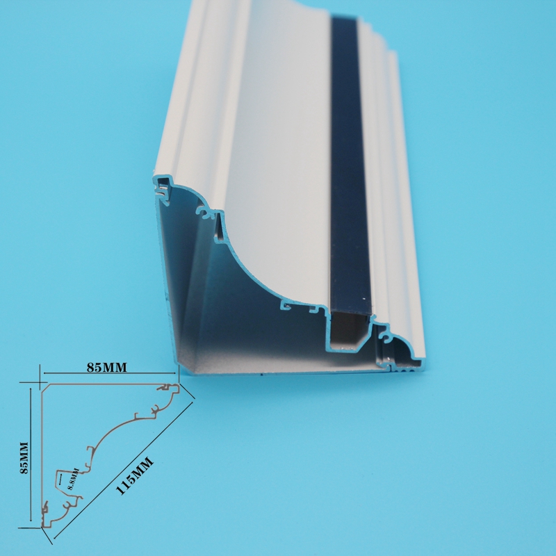 LED顶角线灯客厅发光石膏线灯条明装阴角线条灯免吊顶墙角洗墙灯