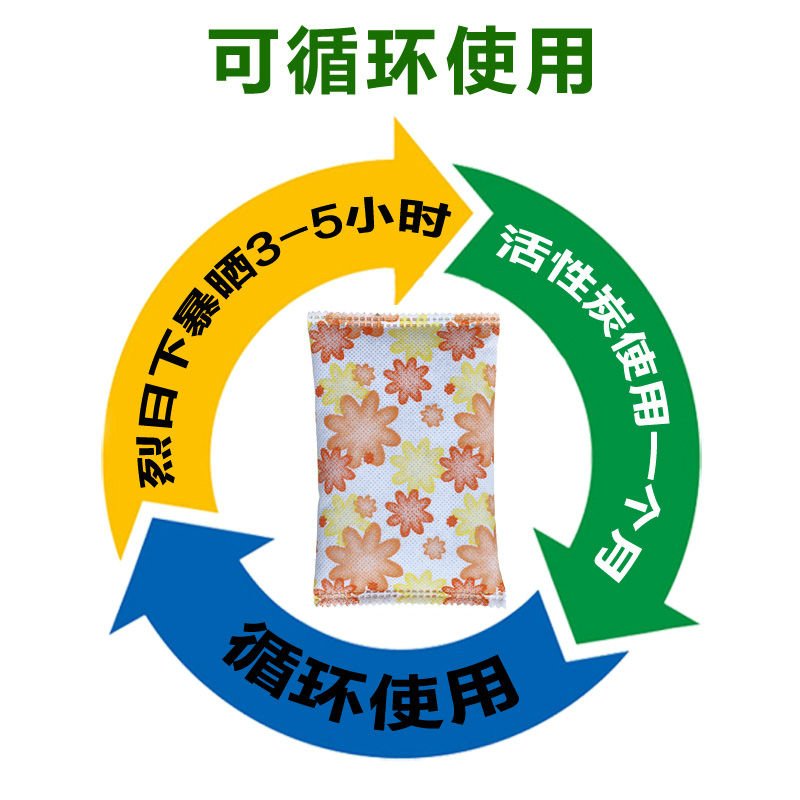 活性炭除甲醛新房装修除味神器家用新家具吸去味木炭强力型竹炭包