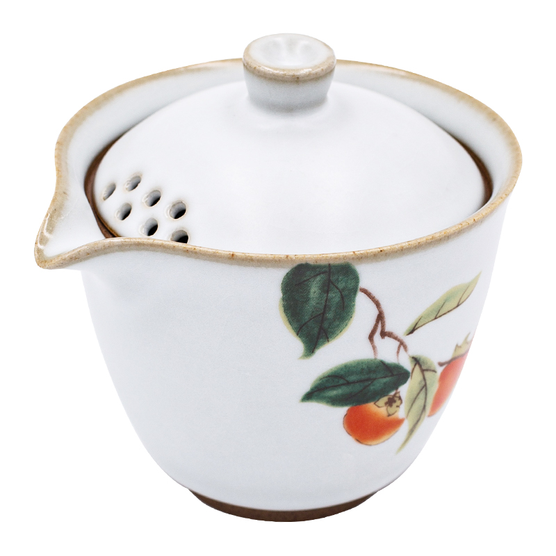 复古汝窑茶壶汝瓷功夫茶具手抓壶家用三才盖碗陶瓷茶壶茶碗大茶杯