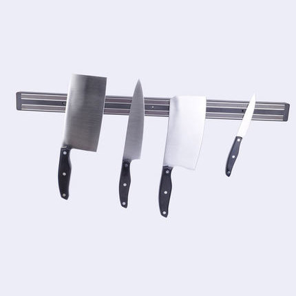 60cm壁挂式不锈钢磁力刀架磁吸厨具挂架厨房用品磁性刀架刀座刀架