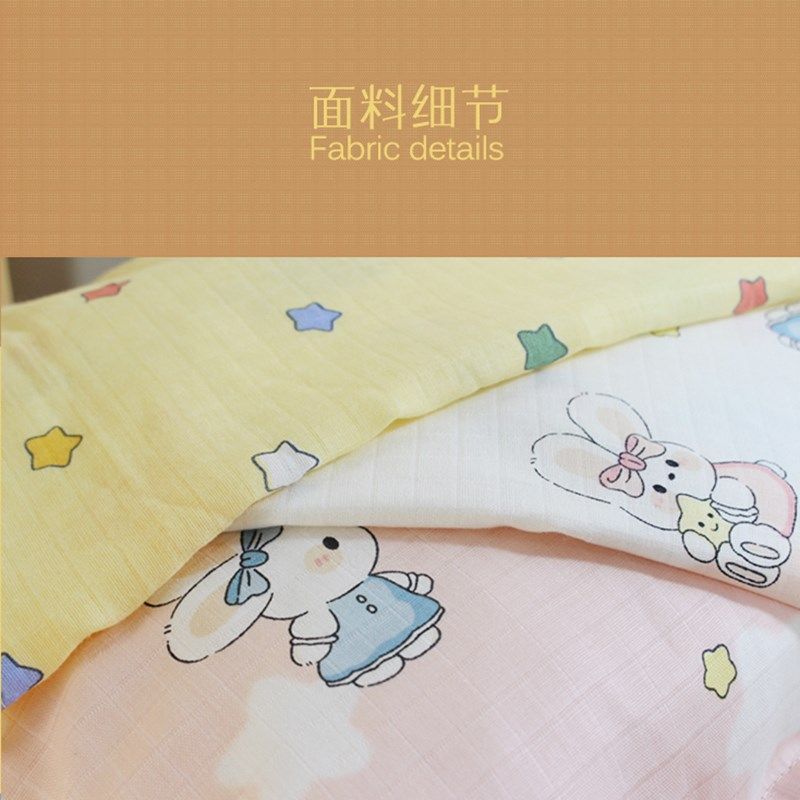 棉小吉可订制纯棉双层纱布枕套宝宝儿童枕头罩婴儿新生儿枕巾床品,婴童用品,儿童枕套,淘宝优惠券,粉丝福利购,淘宝优惠卷