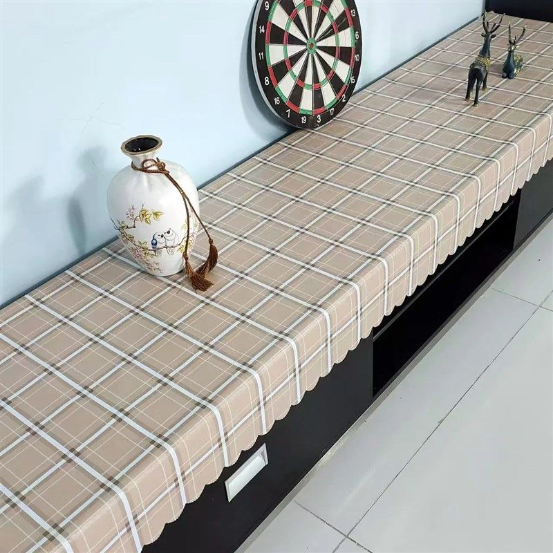 加宽电视柜条几柜防水防油防尘桌布长方形电视机长条桌盖布柜鞋柜