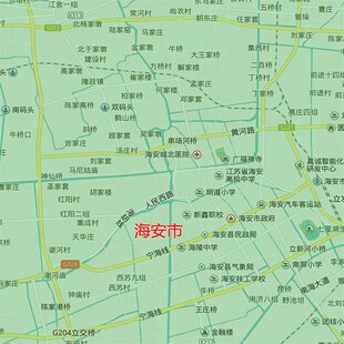 2024新款南通市地图贴图办公室挂图高清防水墙壁贴超大装饰画定制