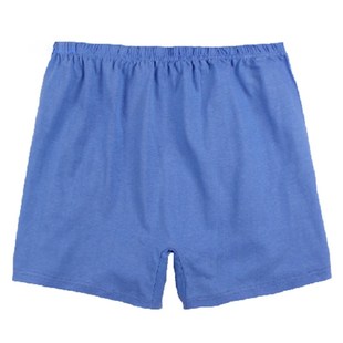 中老年男士 老人短裤 平角内裤 头纯棉四角内裤 老人全棉裤 5条装