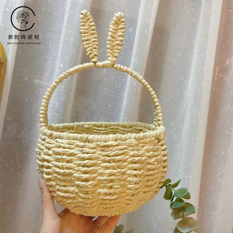 母亲节节兔子花篮鲜花插花手拎篮节日礼品绿植花艺花艺包装材料,鲜花速递/花卉仿真/绿植园艺,花篮,淘宝优惠券,粉丝福利购,淘宝优惠卷