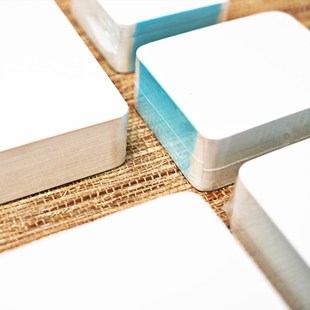 莱顿水彩纸小方砖禅绕画纸砖棉浆纸300g水彩纸细纹中粗纹正方形长