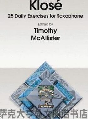 ZS028-克劳斯25条萨克斯日常练习曲 25 Daily Exercises for Sax