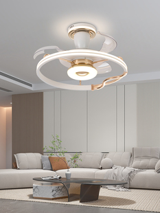 斯堪 吊扇吊顶隐形家居客厅餐厅卧室集成吊 纳维亚风扇灯2025新款