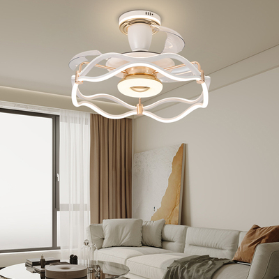 北欧护眼高级感吊扇灯客厅卧室饭厅高档静音带风扇吊灯轻奢吊扇灯