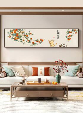 简约清新客厅装饰画三联画植物花卉沙发背景墙挂画壁画餐厅卧室画