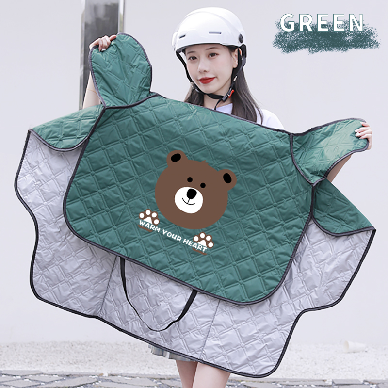 电动摩托车挡风被夏季防晒罩薄款电瓶防水防风防雨春秋四季遮阳罩