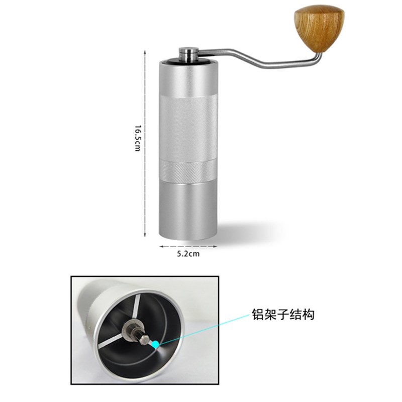 手摇咖啡研磨器家用手磨咖啡机咖啡器具户外便携手摇磨豆机磨粉机