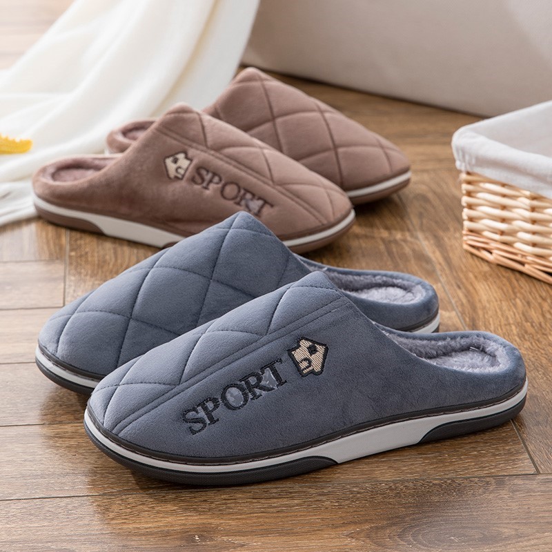 冬季男士棉拖鞋特大码加肥加大号居家棉鞋女包跟保暖厚底47 48 49