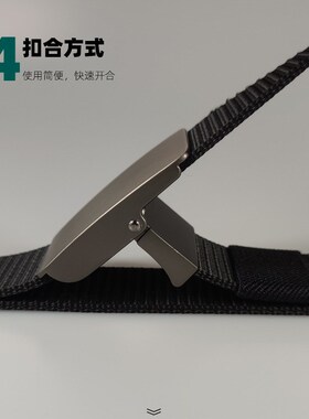 工厂自动扣尼龙户外腰带男士时尚战术编织运动军训帆布皮带