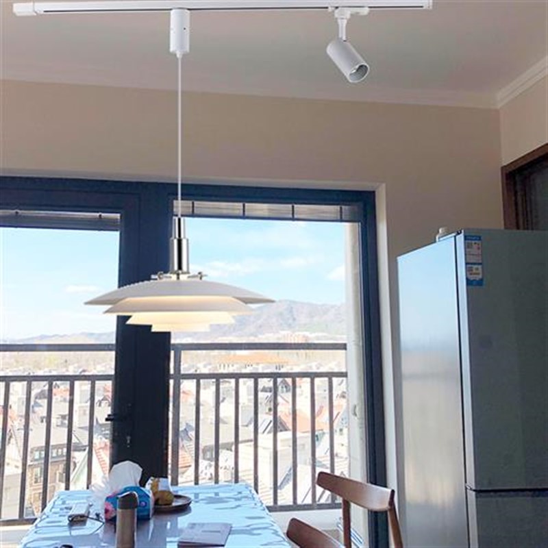 泓博灯饰餐厅吊灯移位轨道改位滑轨正位收线器吊灯移位神器配件图片