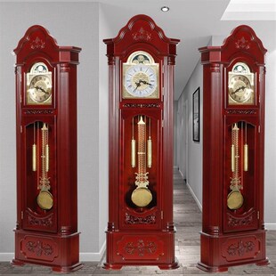 客厅落地钟中式复古立钟表大摆钟座钟落地大立钟欧式立钟
