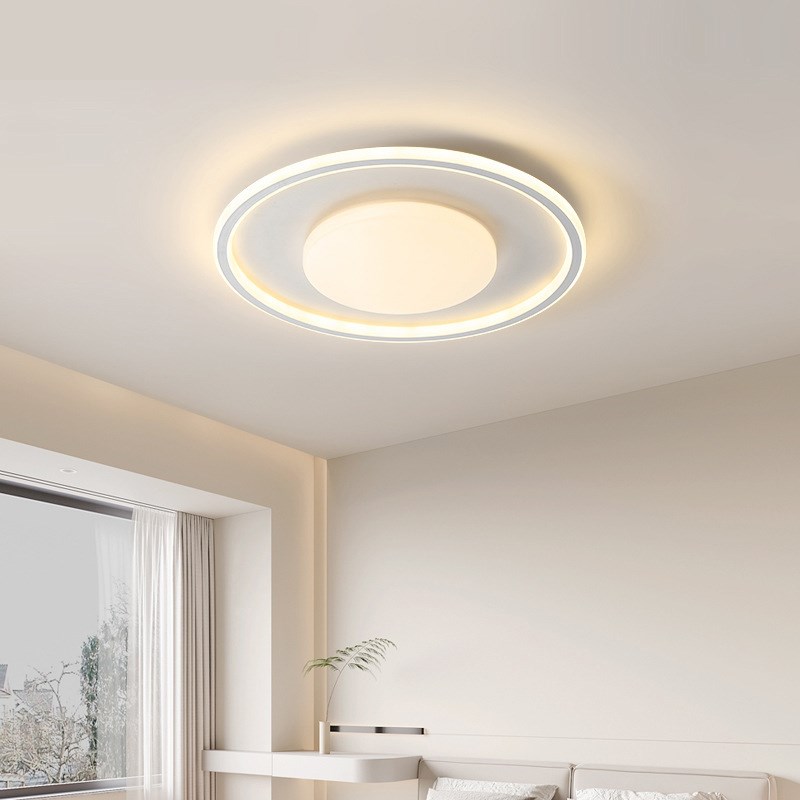 高亮客厅灯简约现代吸顶卧室客房次卧新款超亮大气灯具led节能灯