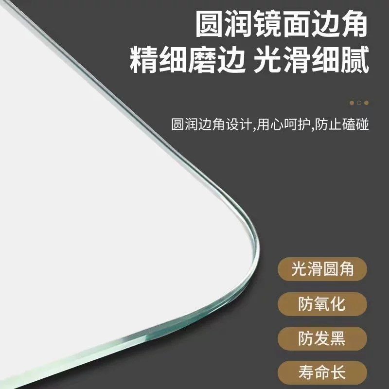 智能浴室镜家用挂墙卫生间镜子壁挂洗手间带灯触摸屏防雾镜子定制