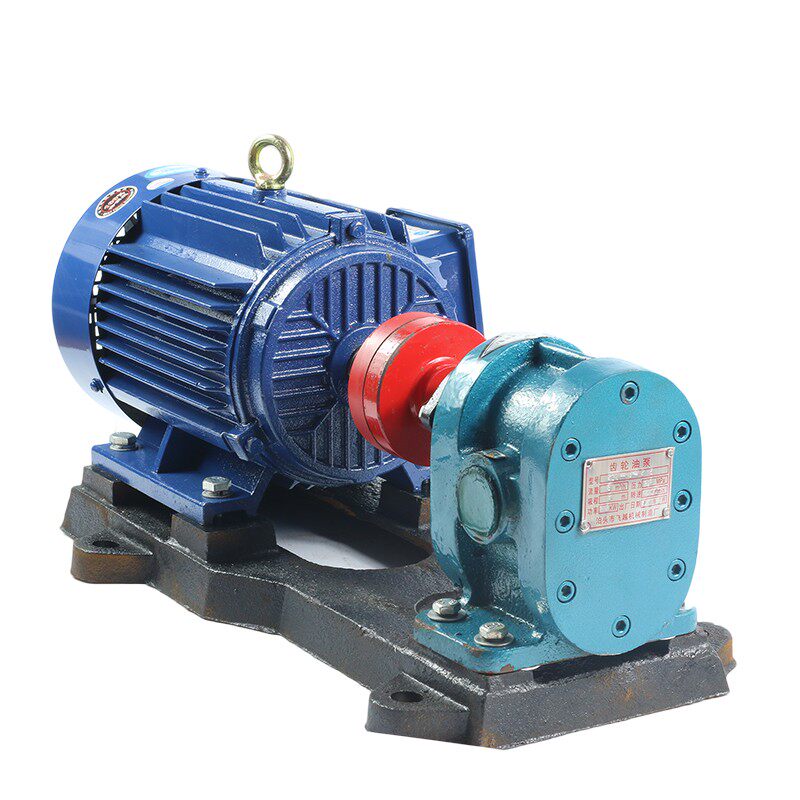 高压齿轮油泵整机组2超高压机油柴油齿轮油循环油泵自吸增压泵