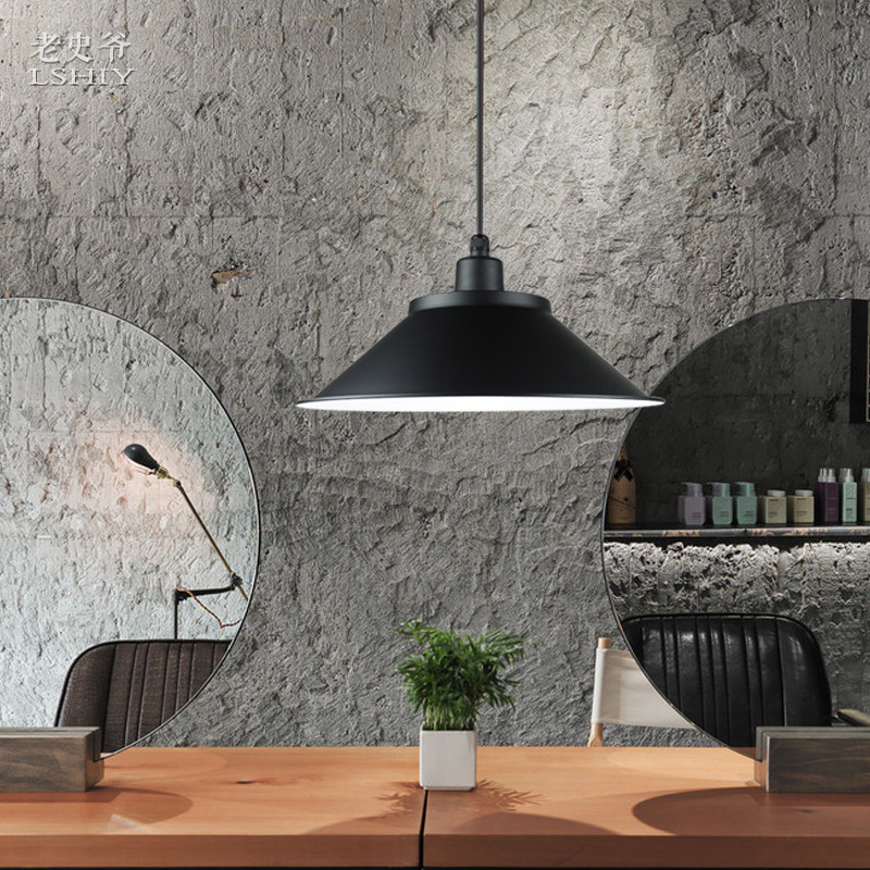 工业风吊灯灯罩外壳单头办公室健身房理发店吊灯厂房灯具,家装灯饰光源,客厅吊灯,淘宝优惠券,粉丝福利购,淘宝优惠卷