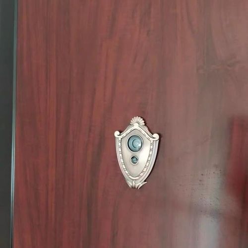 家用防盗器监控摄像头猫眼门镜堵孔门铃防盗门二合一通用老式.
